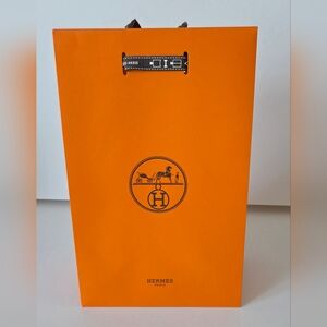 Hermès Orange Gift Bag